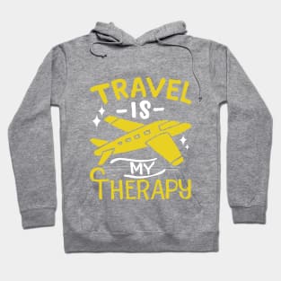 Travel is my therapy Hoodie